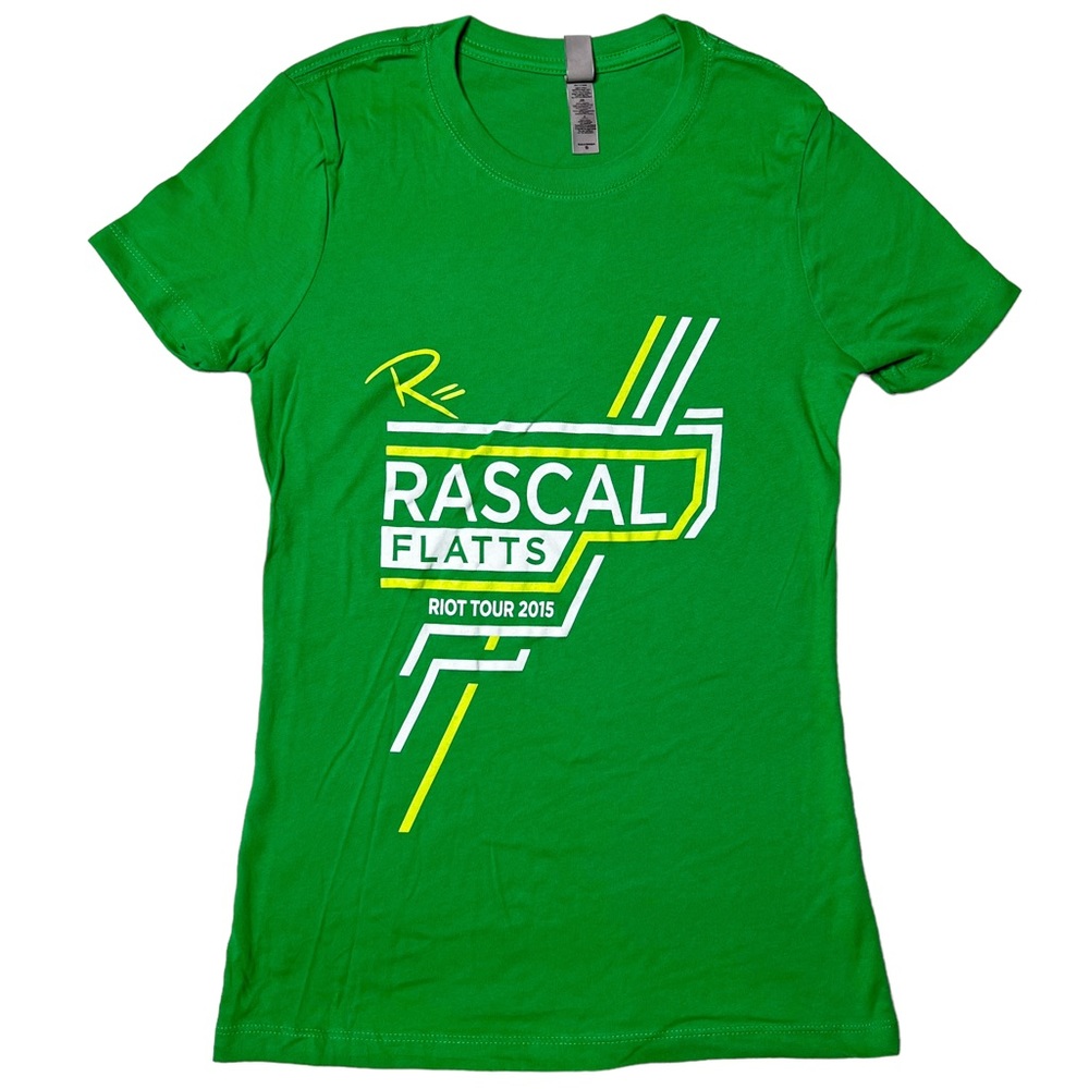 NWOT Rascal Flatts Riot Tour 2015 Graphic {Next Level Apparel} T-Shirt Women’s S